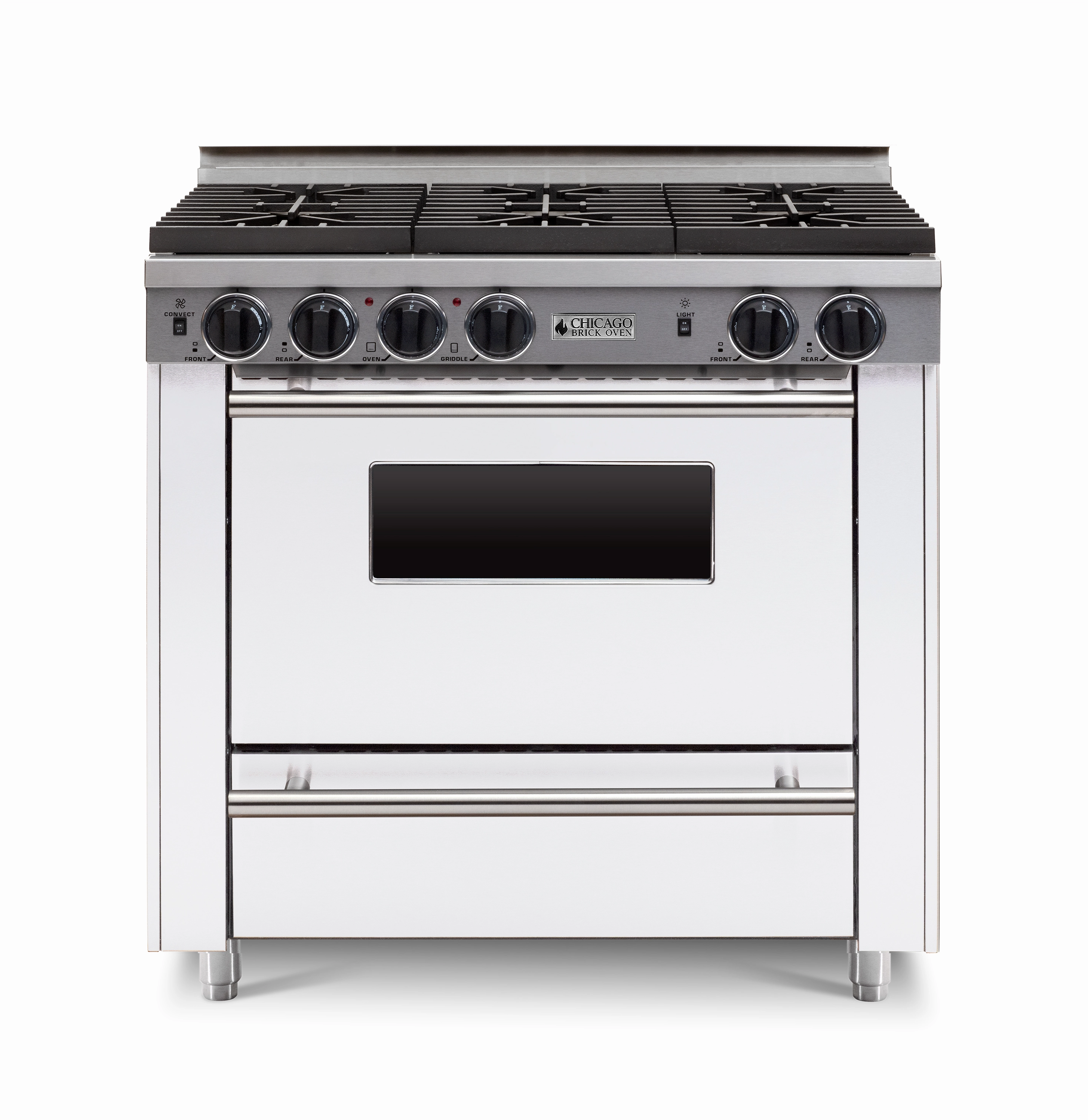 Chicago Brick Oven - 36 All-Gas Convection Range - Sealed Burners (4-6 Burners Option )