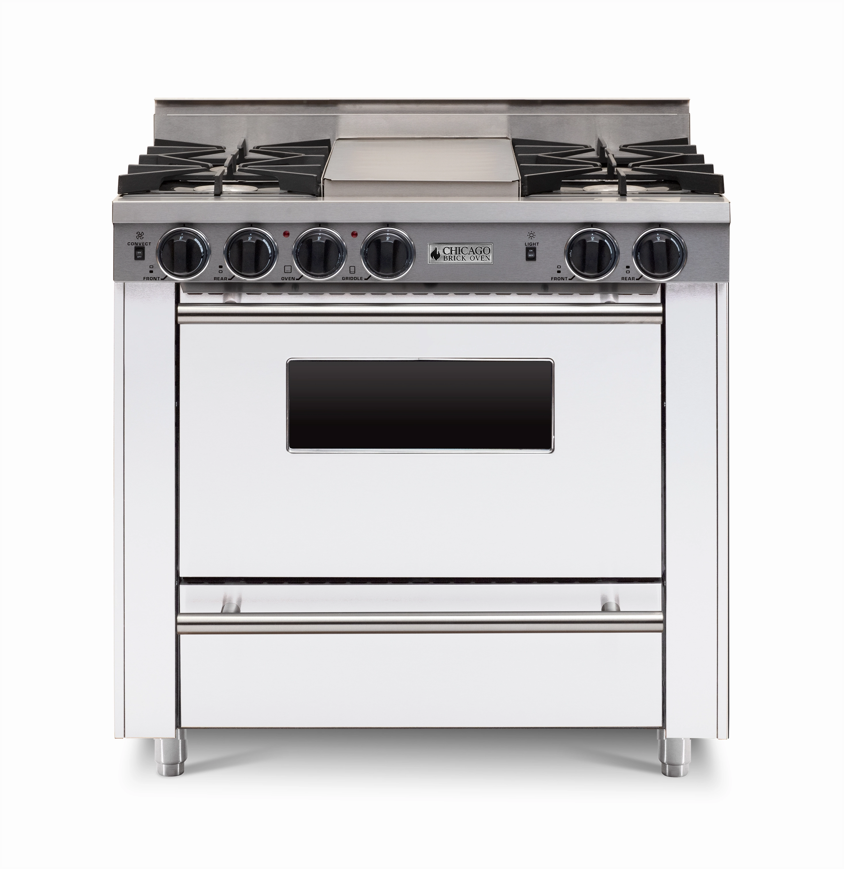 Chicago Brick Oven - 36 LP All-Gas Range - Open Burner