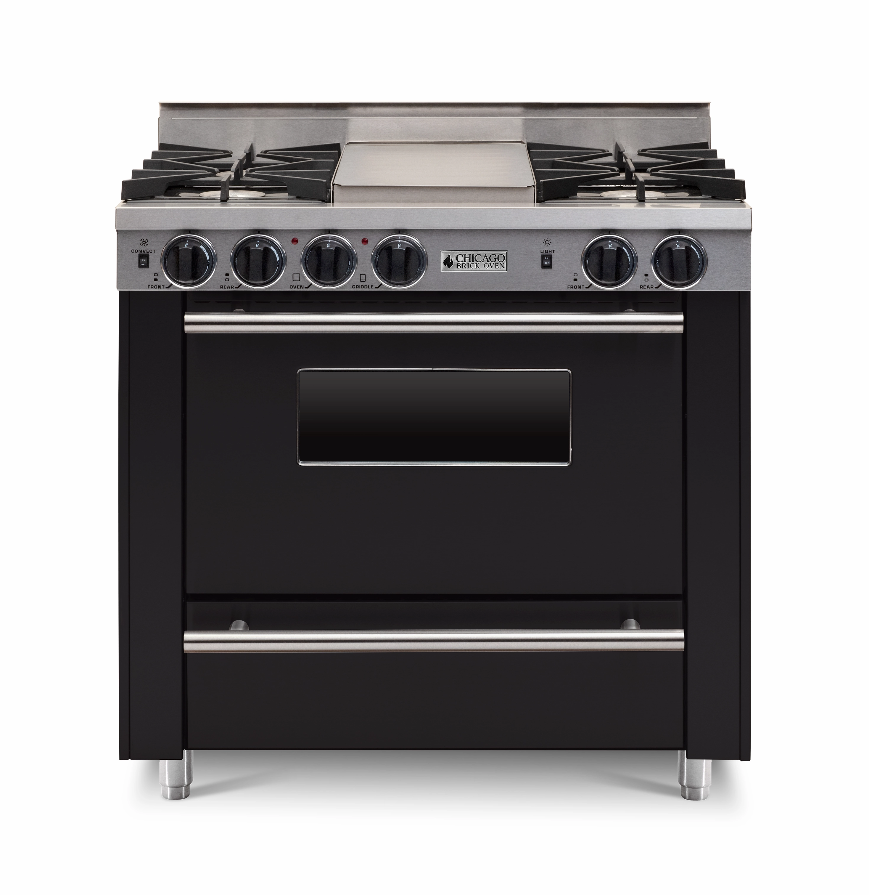 Chicago Brick Oven - 36 LP All-Gas Range - Open Burner
