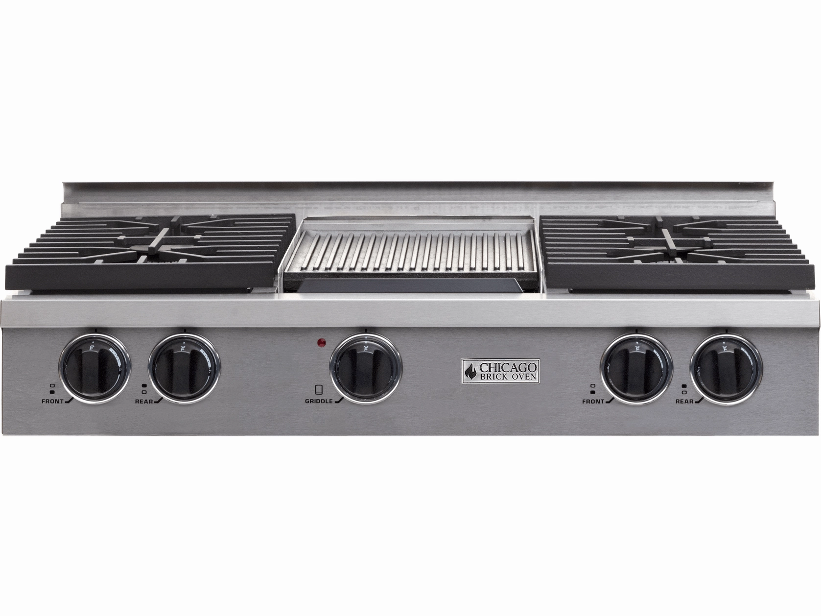 Chicago Brick Oven - 36" Natural Gas Rangetop with Sealed Burners (4-6 Burner Options) - Pro-Style Cooking