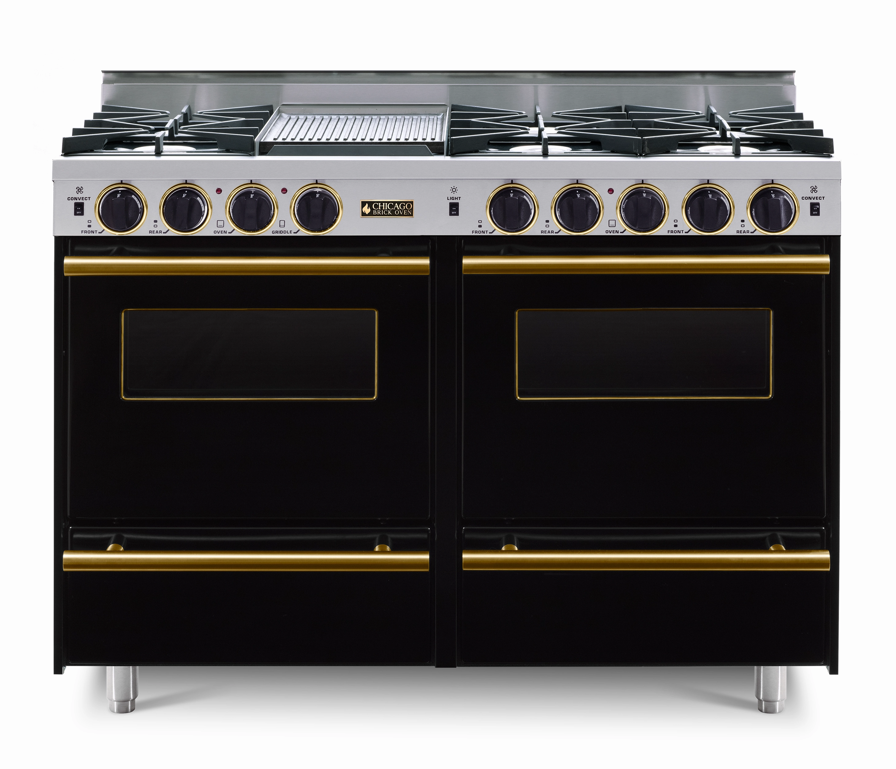 Chicago Brick Oven - 48" All-Gas Range - Open Burners