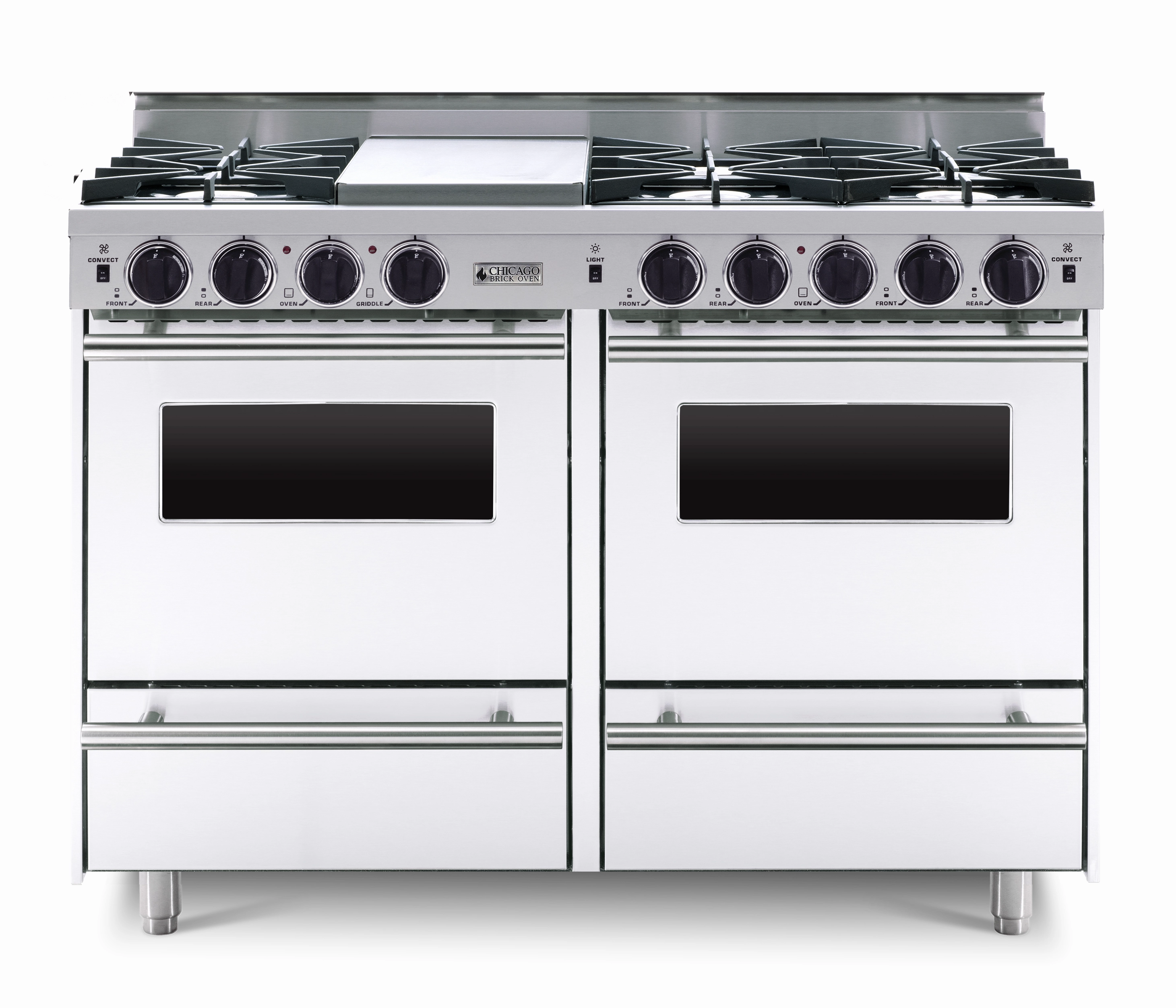 Chicago Brick Oven - 48" All-Gas Range - Open Burners