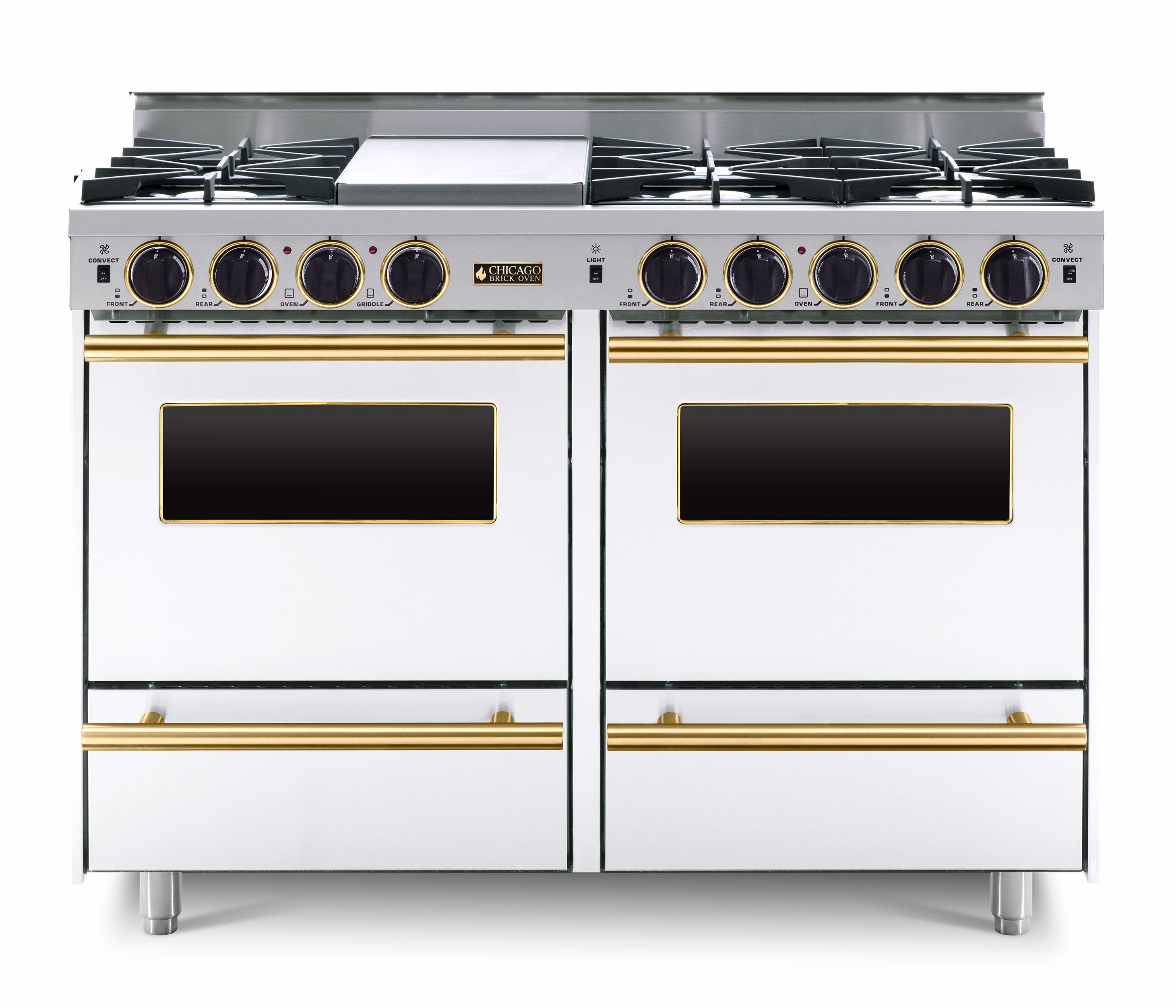 Chicago Brick Oven - 48" All-Gas Range - Open Burners