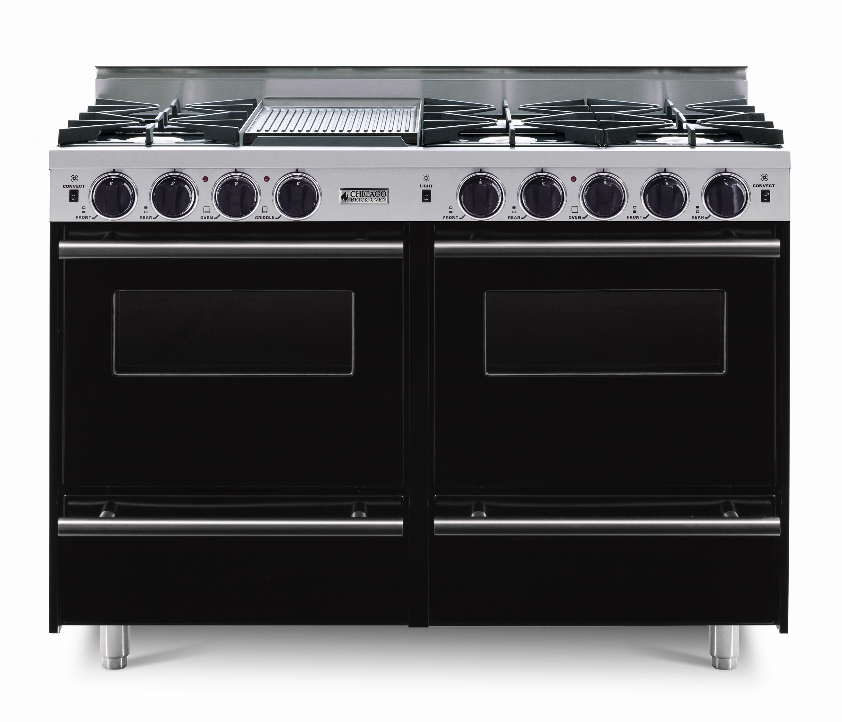 Chicago Brick Oven - 48" LP All-Gas Range - Open Burners