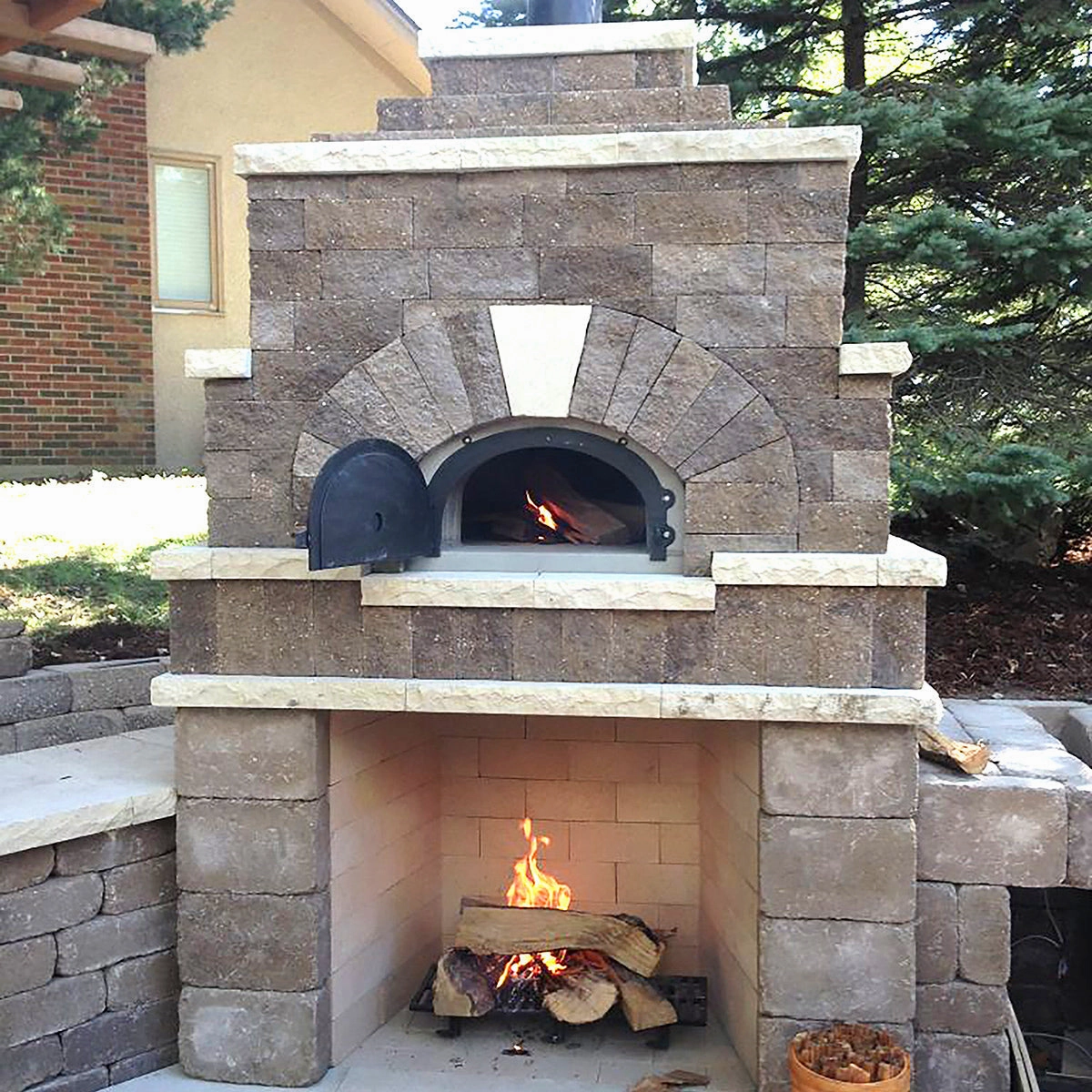 Chicago Brick Oven - CBO 500  DIY Kit | Wood Fired Pizza Oven | Flexibility Meets Affordability | 27" x 22" Cooking Surface