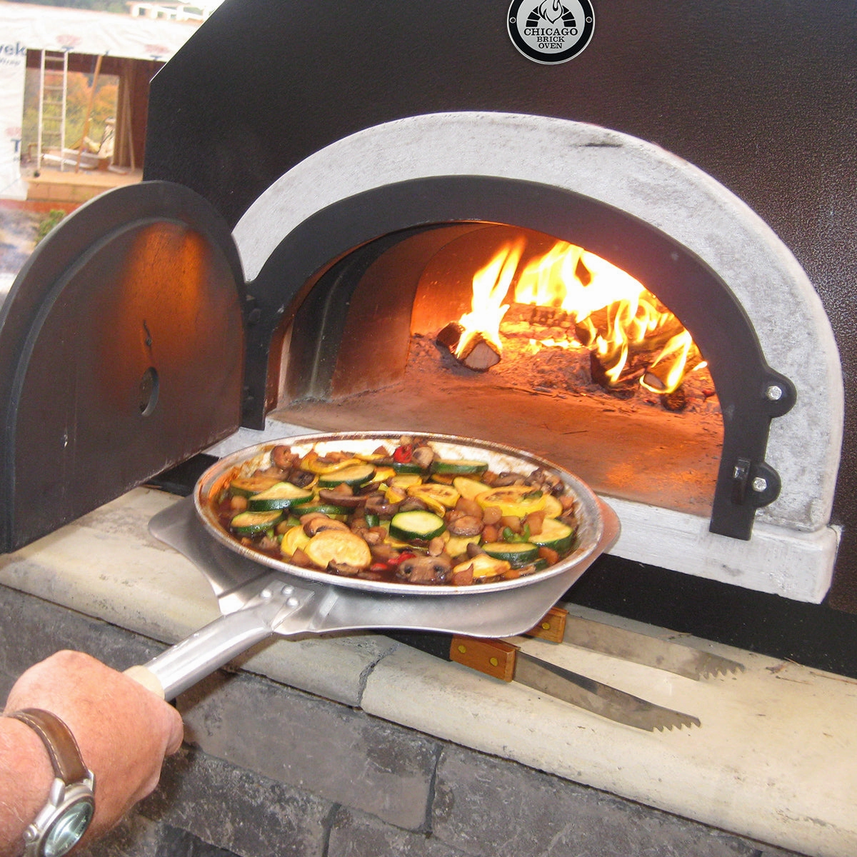 Chicago Brick Oven - CBO 750 Countertop | Wood Fired Pizza Oven | 38" x 28" Cooking Surface