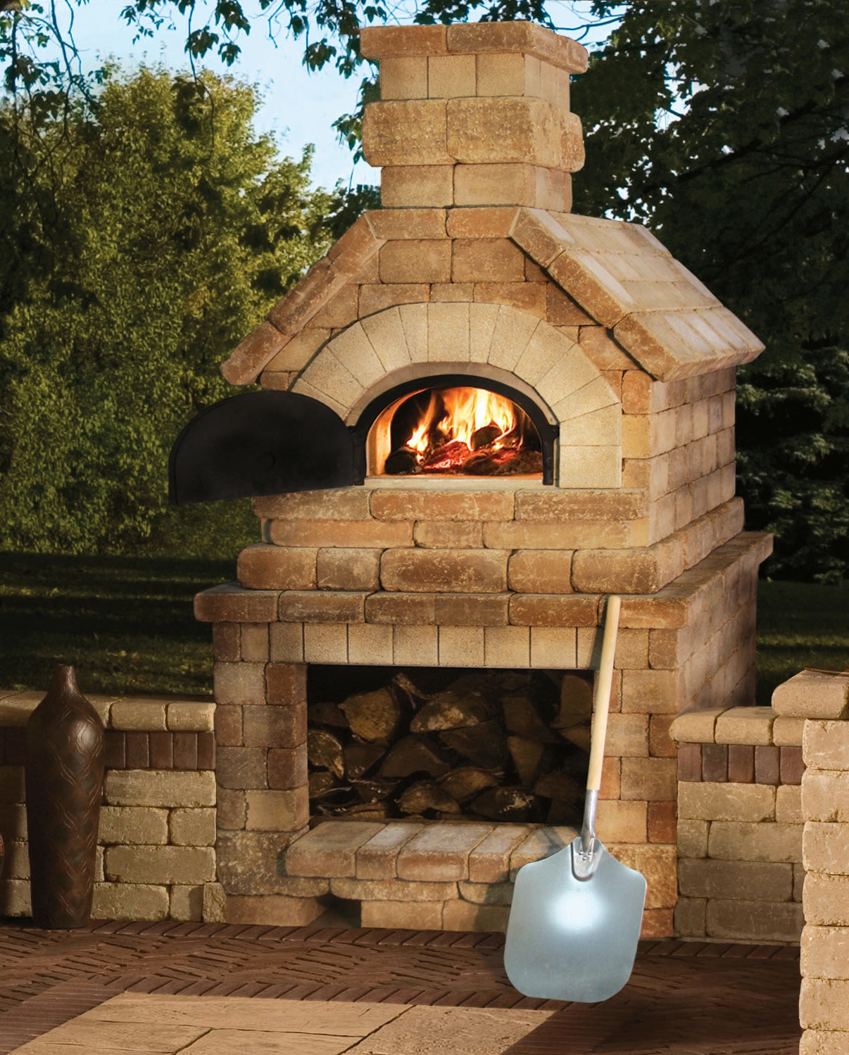 Chicago Brick Oven - CBO 750 DIY Kit | Wood Fired Pizza Oven | Our Most Popular Bundle | 38" x 28" Cooking Surface