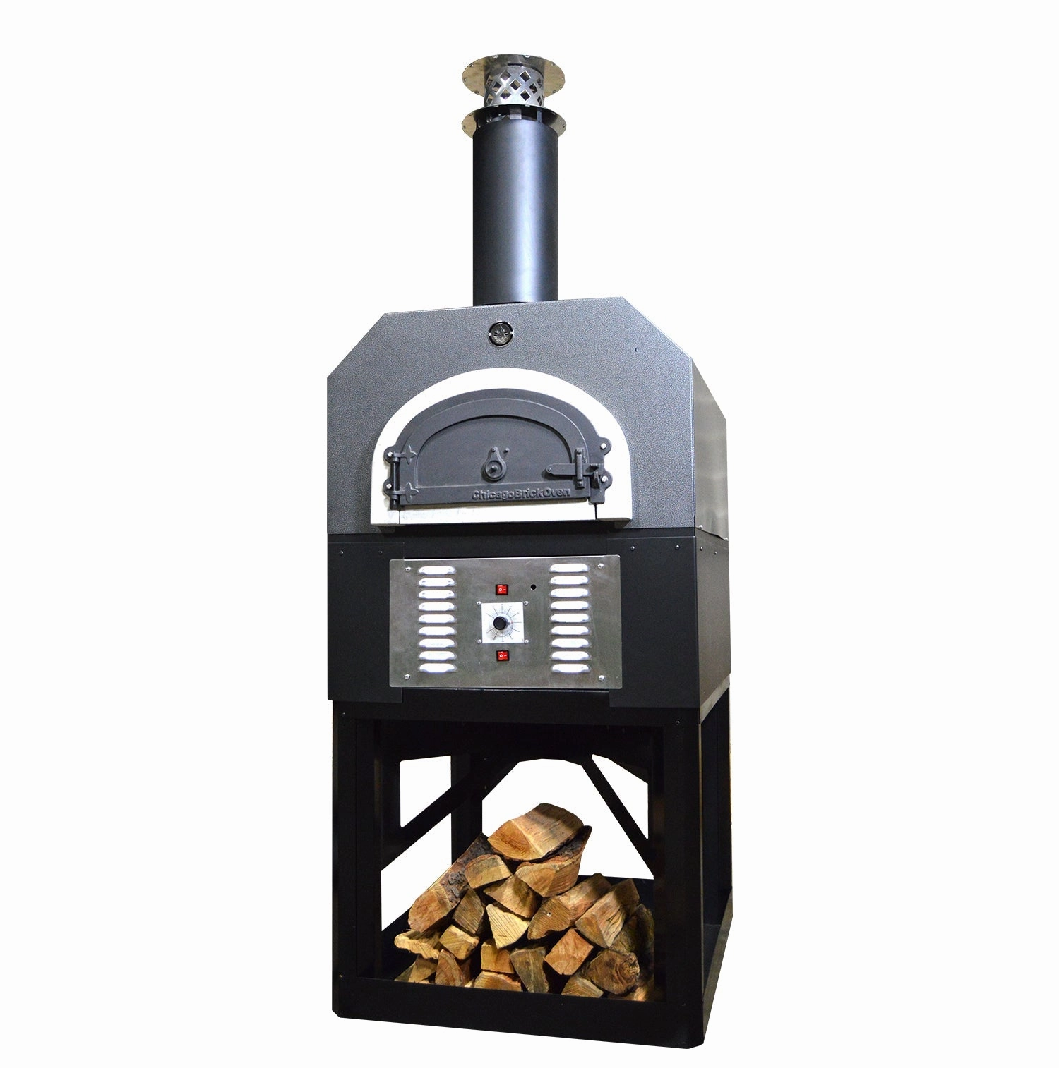 Chicago Brick Oven - CBO 750 Hybrid Pizza Oven DIY Kit (Residential) | Dual-Fuel (Gas and Wood)CBO 750 Hybrid Pizza Oven with Stand (Commercial) | Dual Fuel (Gas and Wood)