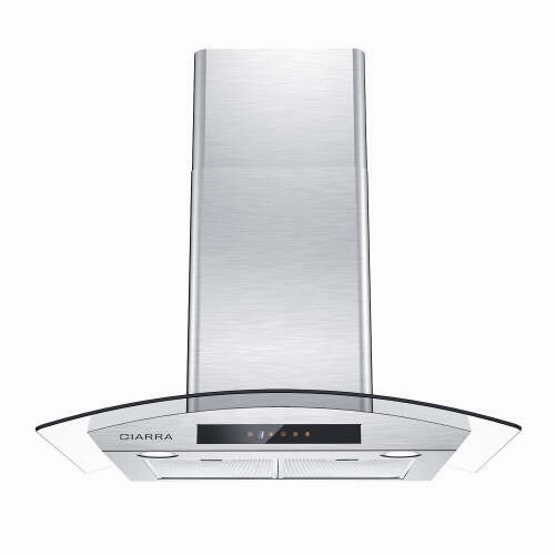 Ciarra 30 inch Wall Mount Range Hood with 3-speed Extraction