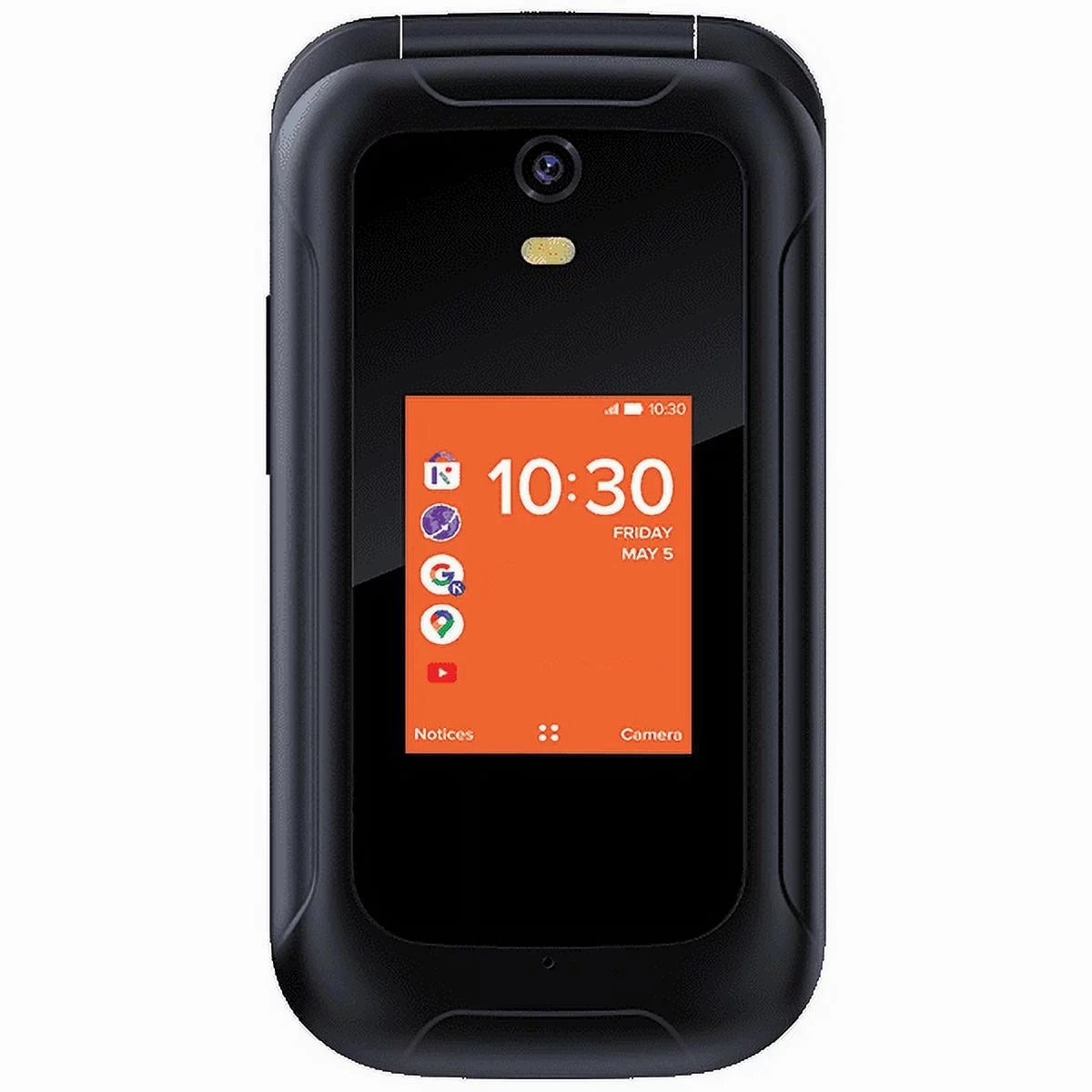 Consumer Cellular Iris 8GB Black Flip Phone 4G LTE 5 (MP) Megapixels