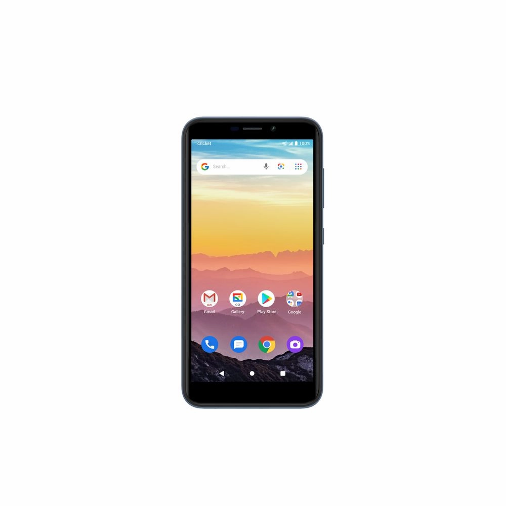 Cricket Wireless DEMN5008 Vision 3 16GB 1GB RAM Prepaid Smartphone - Blue Cell Phone