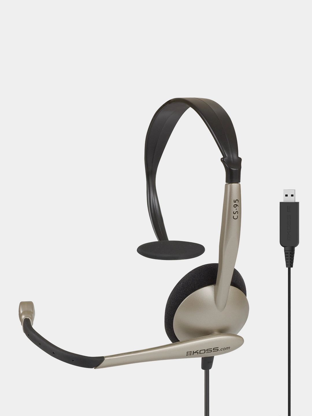 CS95 USB gaming headphones, noise cancelling earbuds