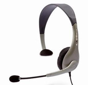Cyber Acoustics AC-840 USB Mono Headset (10-Pack) noise cancelling headphones, bluetooth earbuds