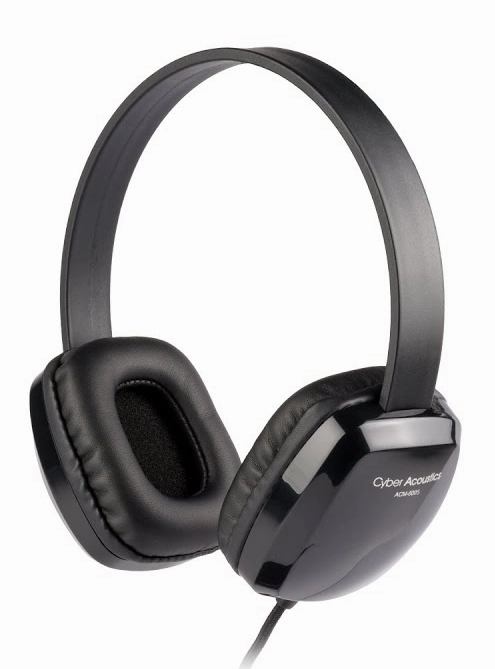 Cyber Acoustics ACM-6005 USB Stereo Headphones with Included Poly Bag (10-Pack) noise cancelling headphones, bluetooth earbuds