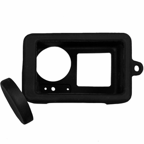 Deco Essentials DJI Silicone Protective Case for Osmo Action 3 and 4, Black dji air 3