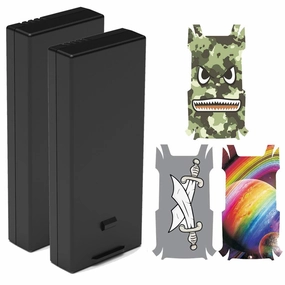 Deco Gear 2 DJI Tello Batteries with 3-Pack Body Skin Decals for DJI Tello dji air 3