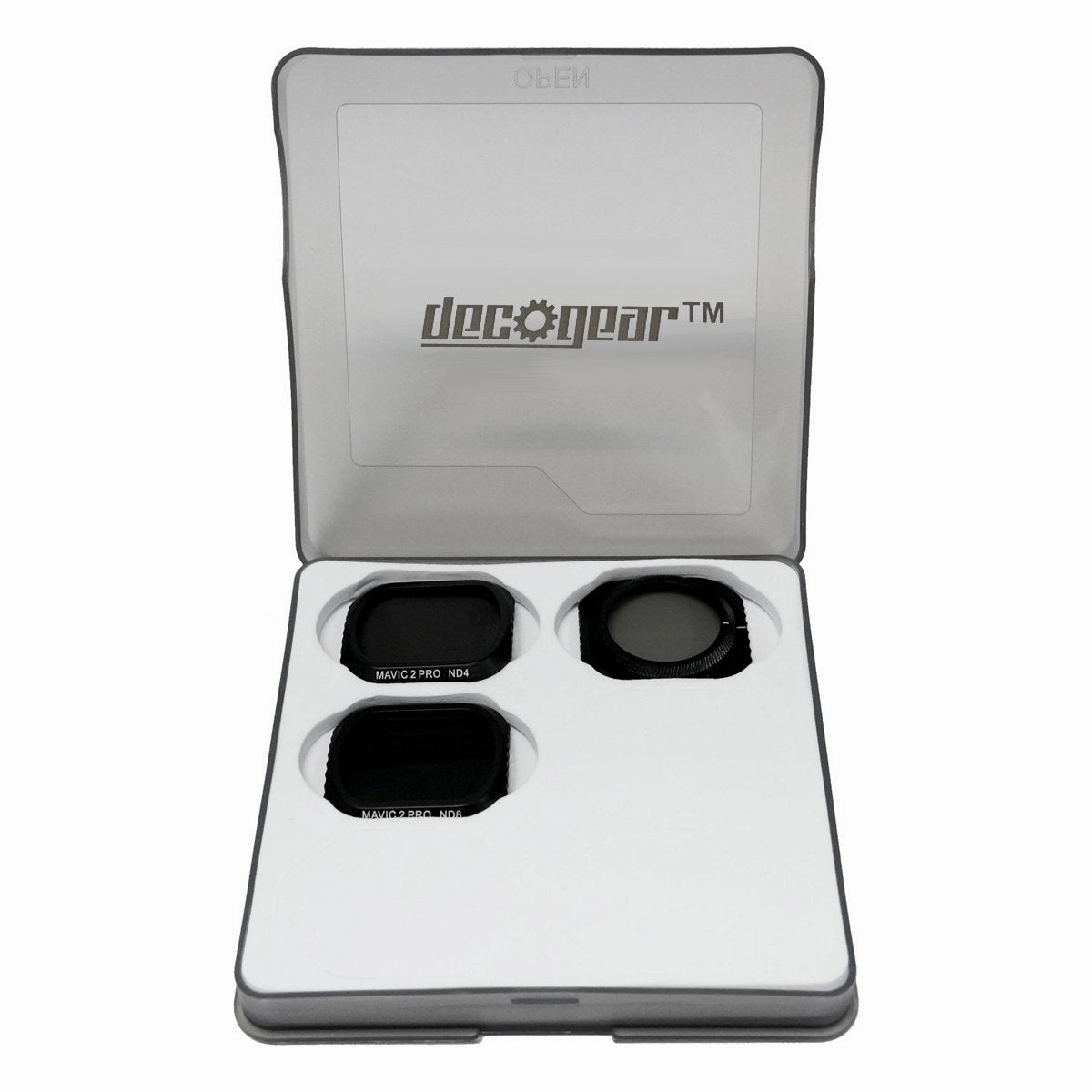Deco Gear 3-Piece Filter Kit (CPL ND4 ND8) for Camera on The DJI Mavic 2 Pro