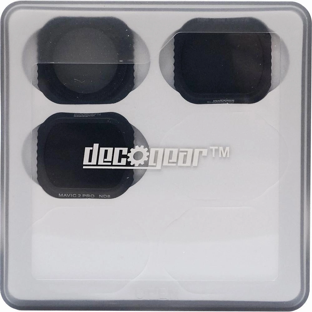 Deco Gear 3-Piece Filter Kit (CPL ND4 ND8) for Camera on the DJI Mavic 2 Pro - Open Box