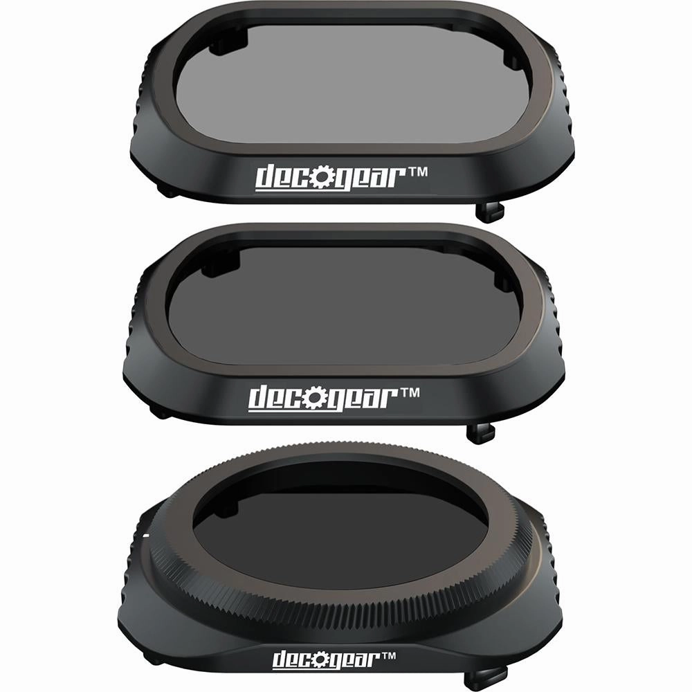 Deco Gear 3-Piece Filter Kit (CPL ND4 ND8) for Camera on the DJI Mavic 2 Pro - Open Box