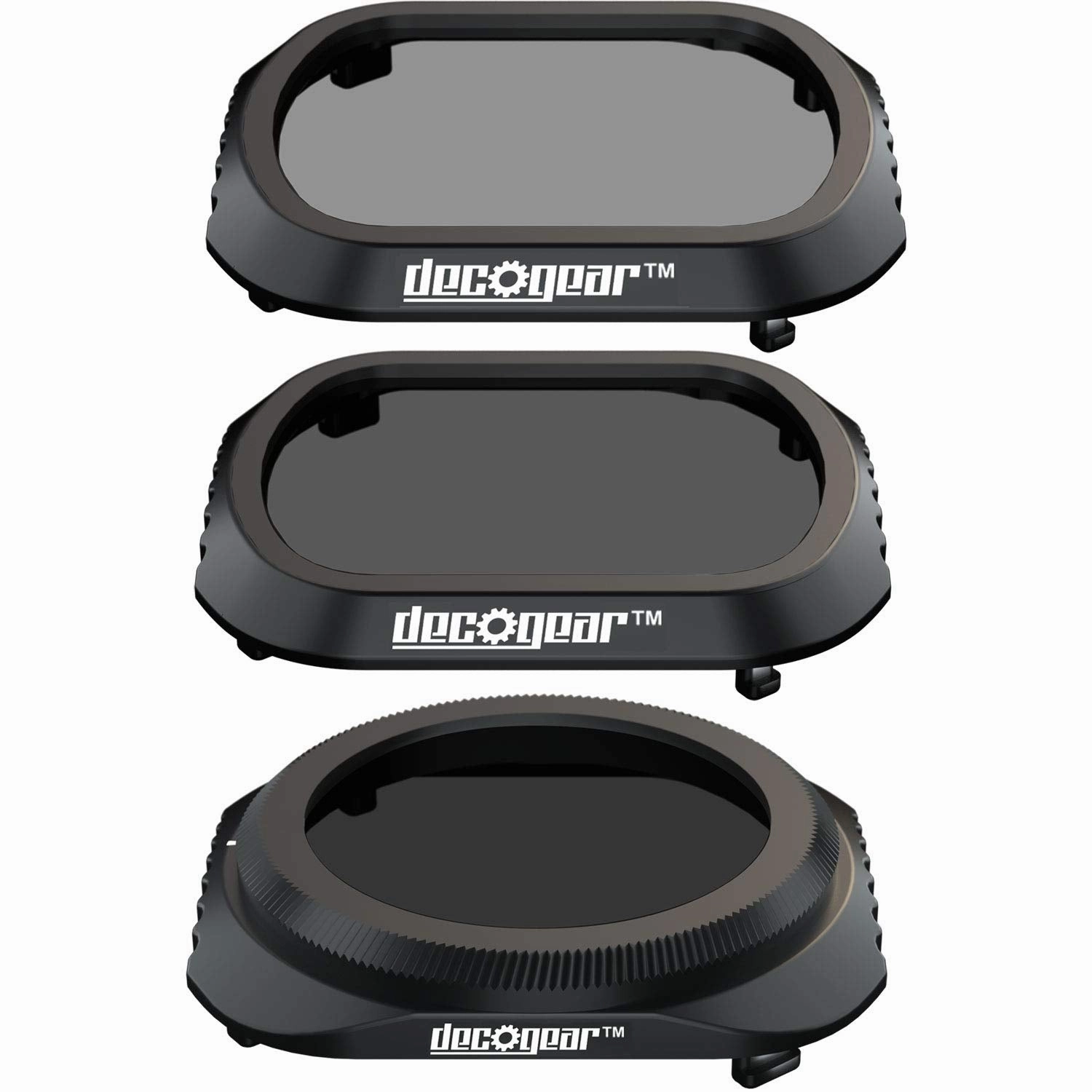 Deco Gear 3-Piece Filter Kit (CPL ND4 ND8) for Camera on The DJI Mavic 2 Pro