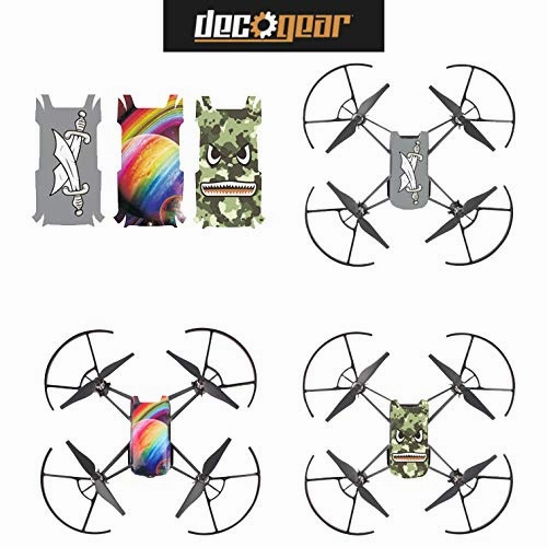 Deco Gear DJI Tello Body Skin Decals - Pack of 3