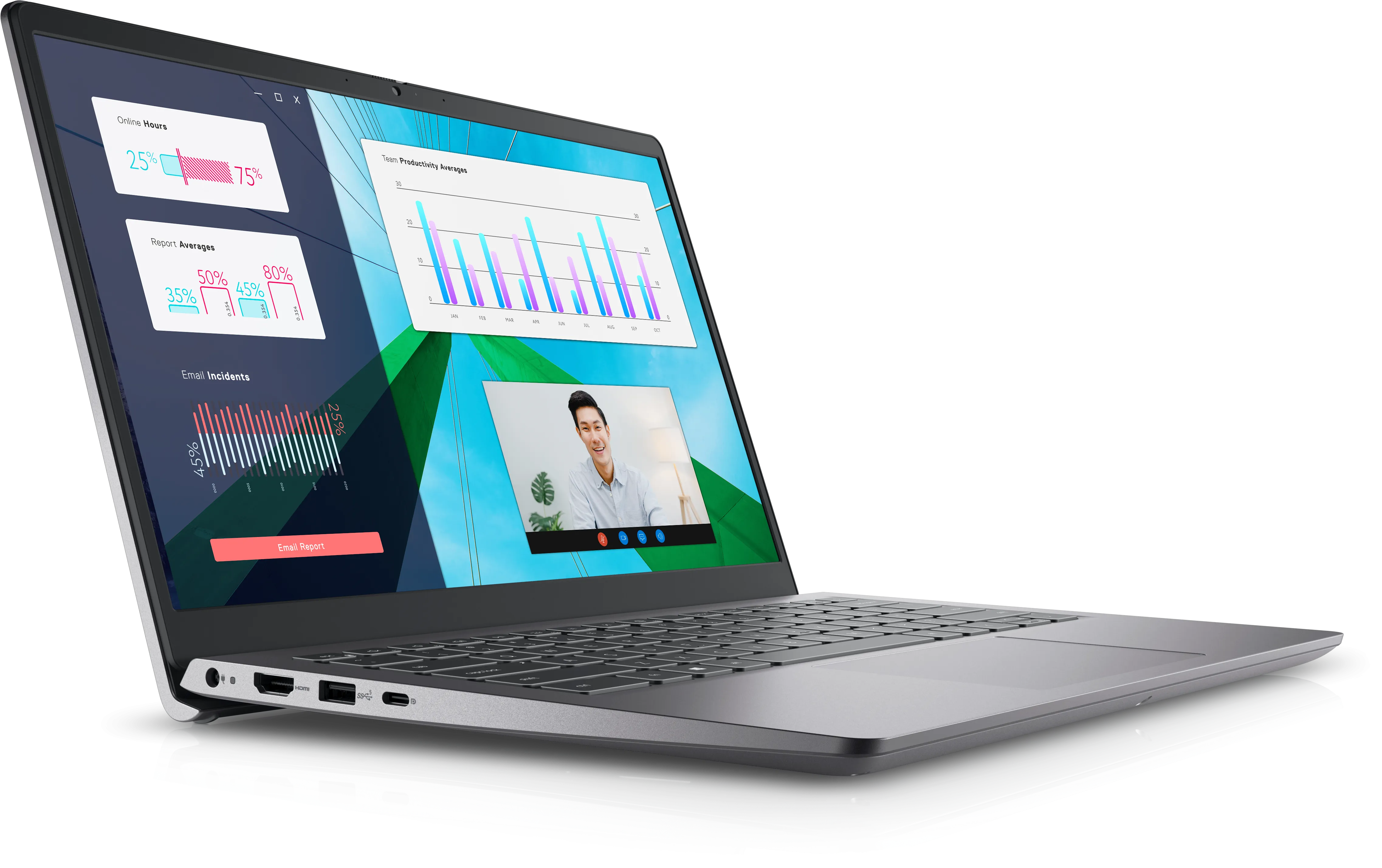 Dell Vostro 3430 14" FHD Intel Core i5 8GB RAM 256GB SSD Laptop with Windows 11 Pro, Office 2024 & 1-Year On-Site Warranty (On Sale!)