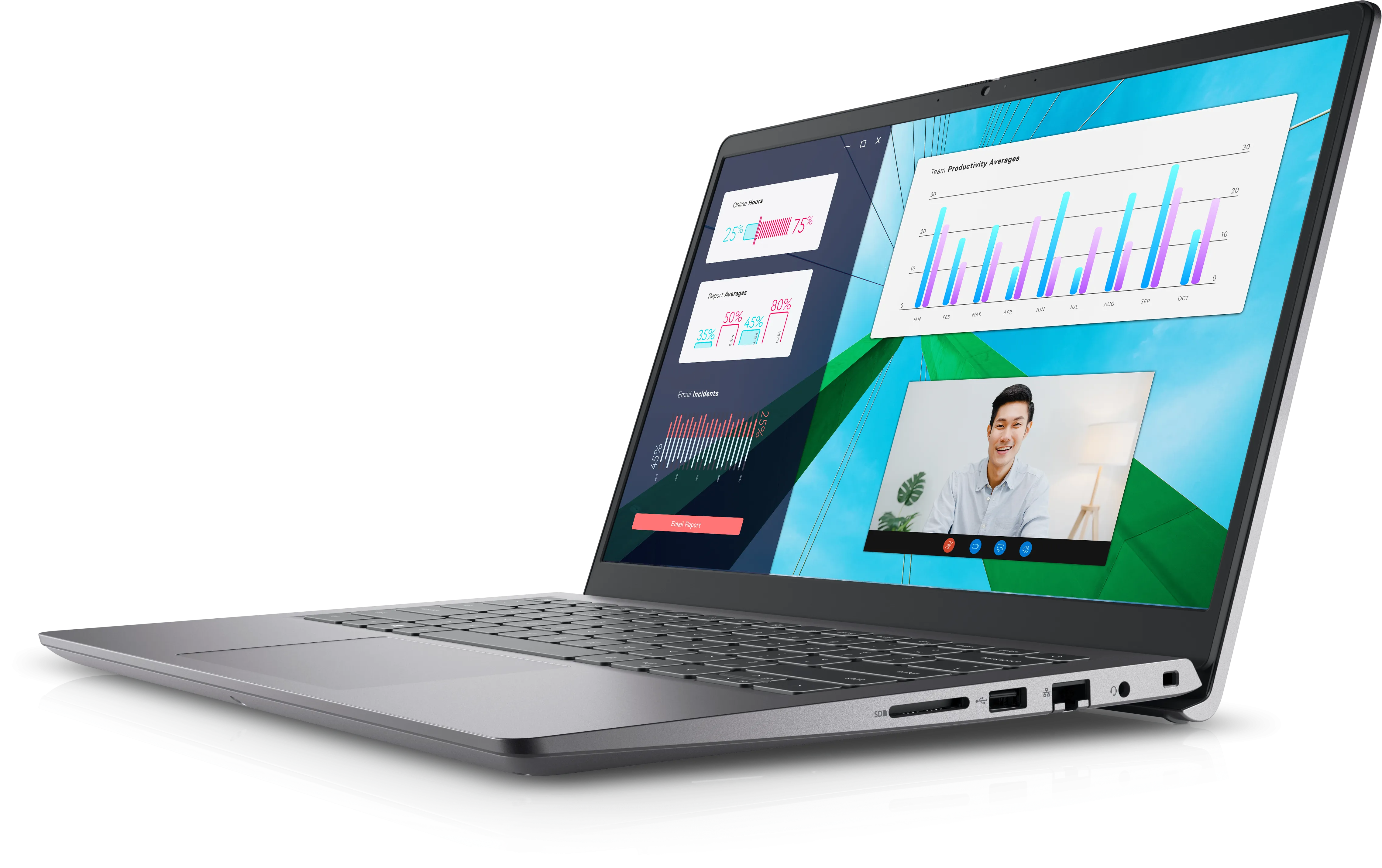 Dell Vostro 3430 14" FHD Intel Core i5 8GB RAM 256GB SSD Laptop with Windows 11 Pro, Office 2024 & 1-Year On-Site Warranty (On Sale!) computerimac