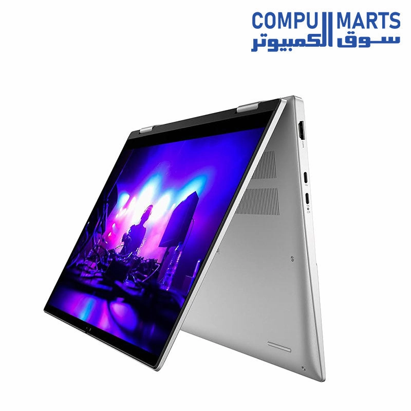 Dell Inspiron 14-7430 2n1 X360 Laptop - 13th Intel Core i7-1355U 10 Cores, 16GB DDR5 RAM, 1TB SSD, Intel Iris Graphics, 14" FHD (1920x1200) Touch, Backlit KB, FinderPrint, windows 11 - Silver