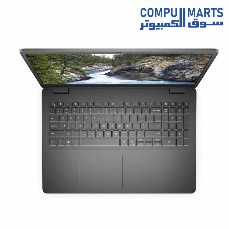 Dell Vostro 3510 laptop - 11th Intel core i5-1135G7, 8 GB RAM, 256 GB SSD, Intel Iris Xe Graphics, 15.6" HD TN 220 nits Anti-glare, DOS - Carbon Black