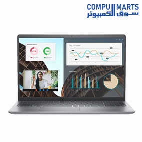 DELL Vostro 3530-13th Intel Core i3-1305U LAPTOP , 8GB RAM, 256GB SSD, Intel UHD Graphics,15.6" FHD (1920 x 1080) 120Hz 250nits Anti-Glare- Carbon Black mini pc,computer
