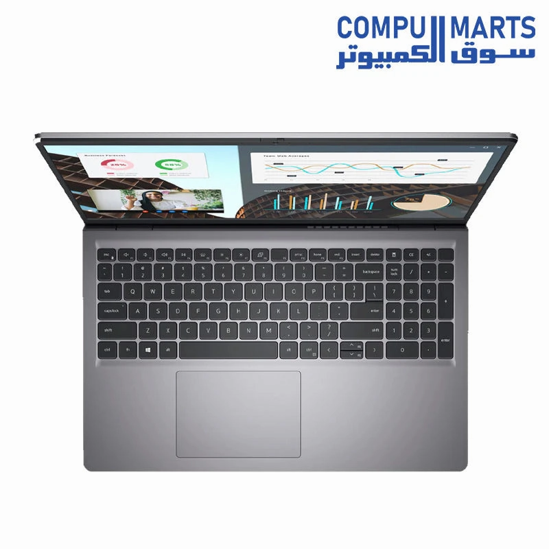 DELL Vostro 3530-13th Intel Core i3-1305U LAPTOP , 8GB RAM, 256GB SSD, Intel UHD Graphics,15.6" FHD (1920 x 1080) 120Hz 250nits Anti-Glare- Carbon Black