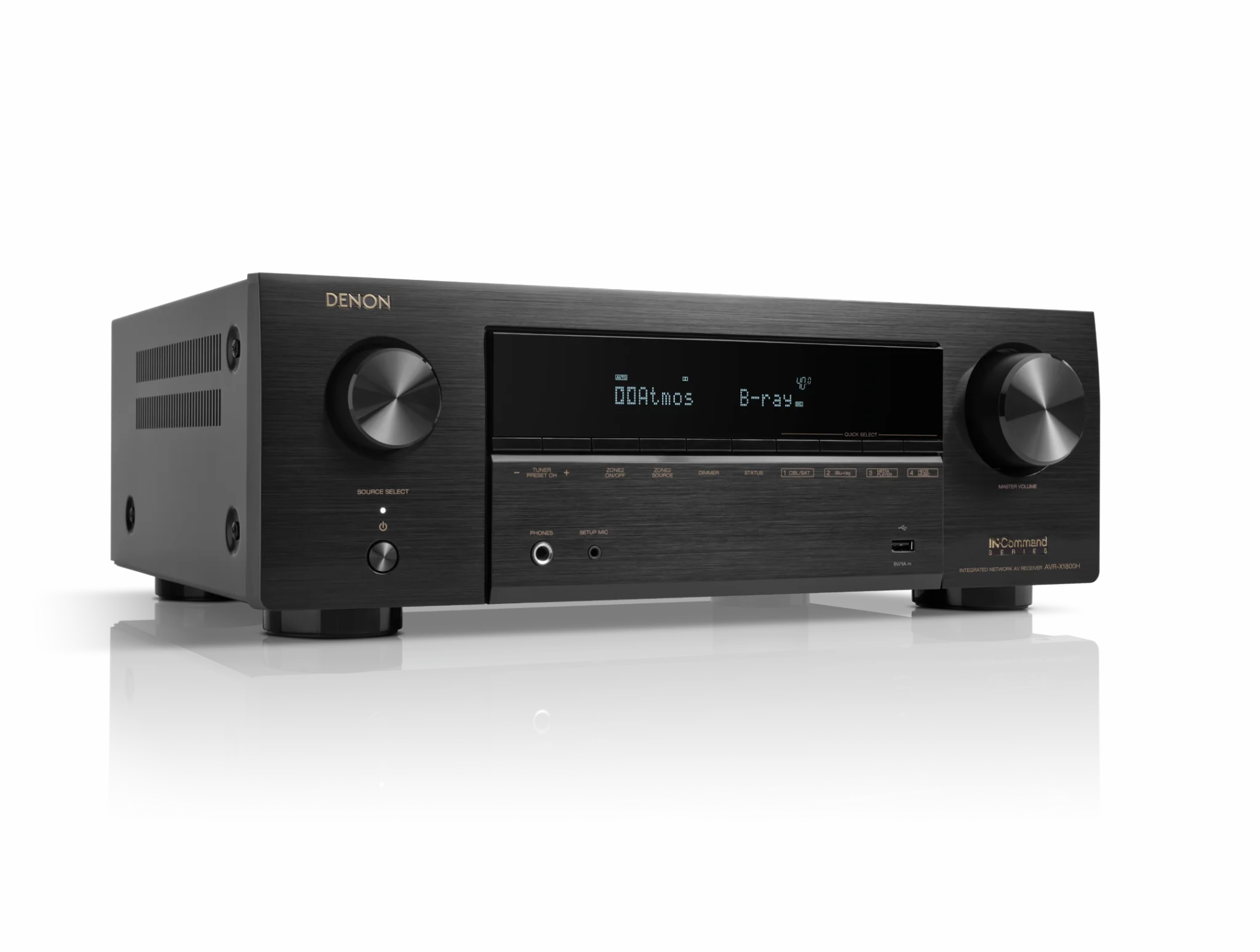Denon AVR-X1800H AV Home Theater Receiver best home sound system,rca projector
