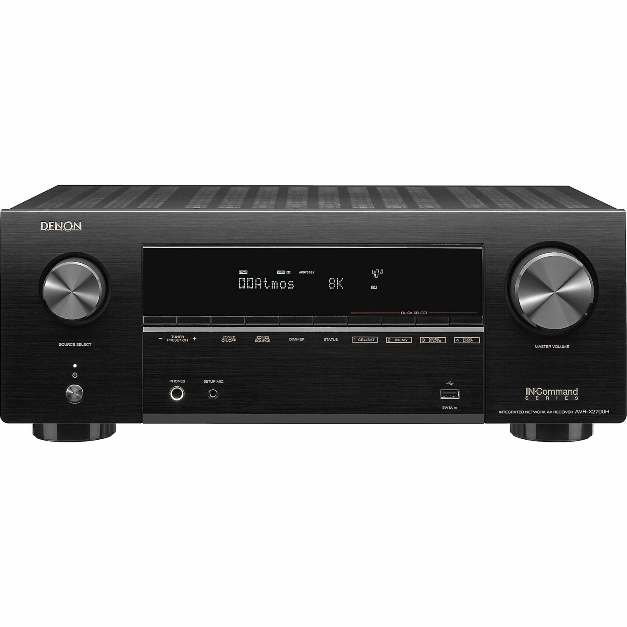 Denon AVR-X2700H AV Receiver best home sound system,rca projector
