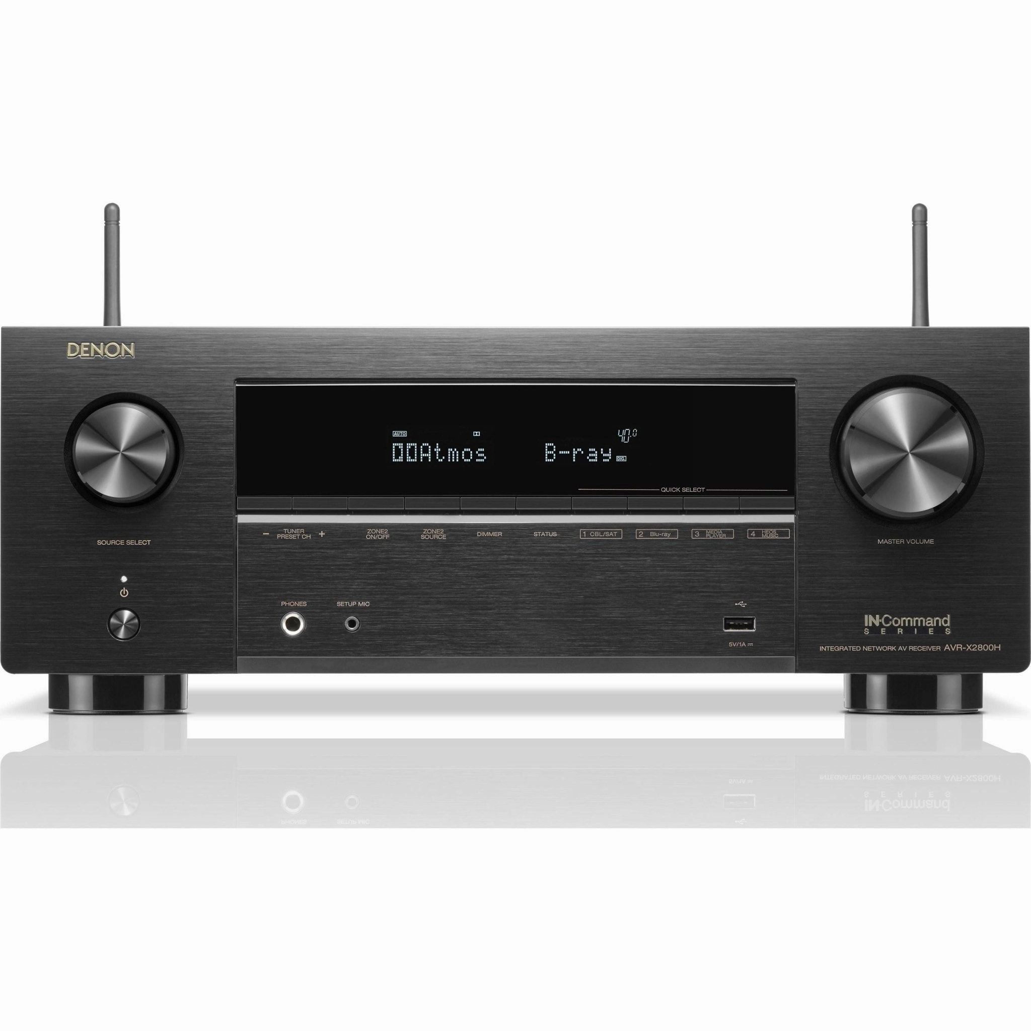 Denon AVR-X2800H AV Receiver good surround sound system,bose surround sound system