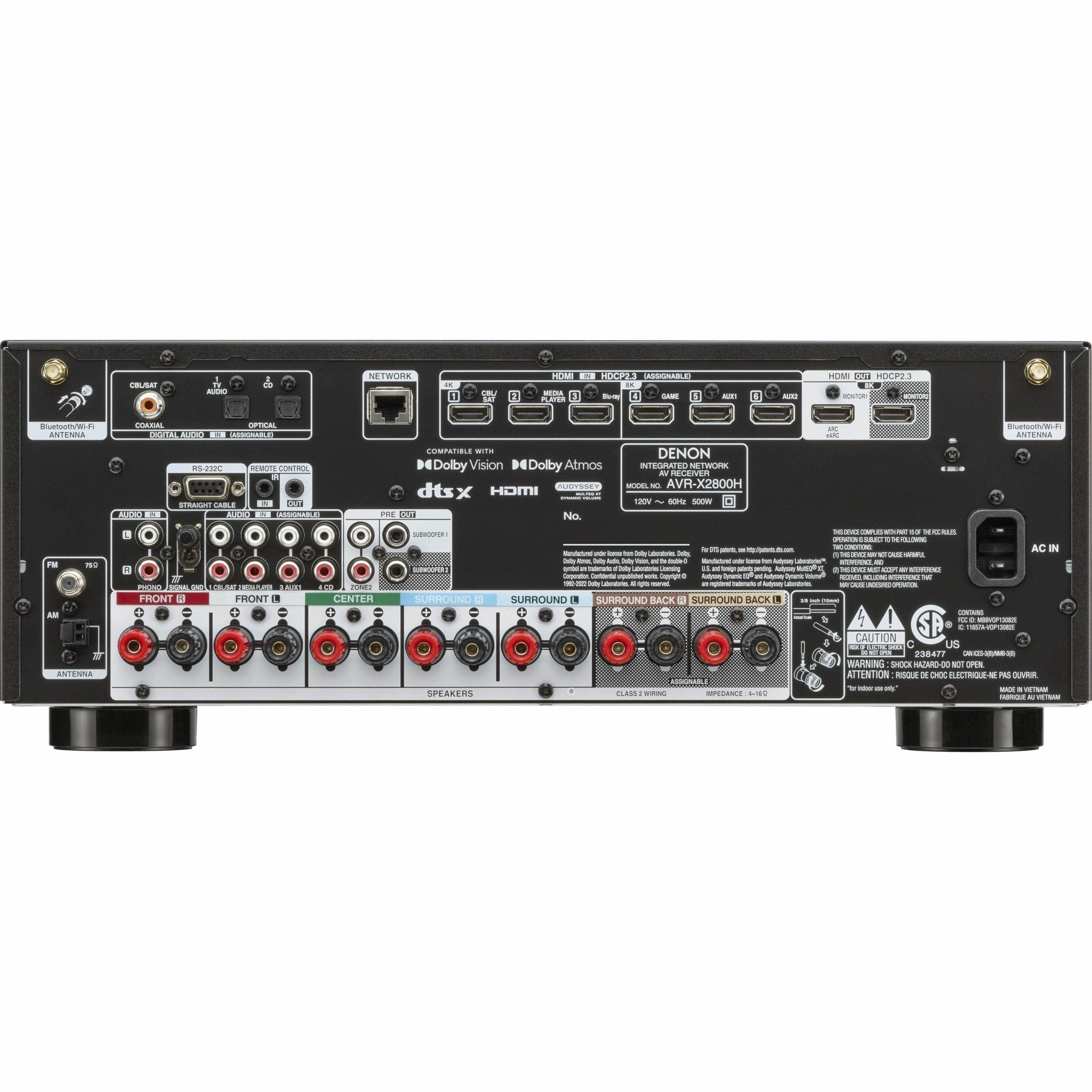 Denon AVR-X2800H AV Receiver