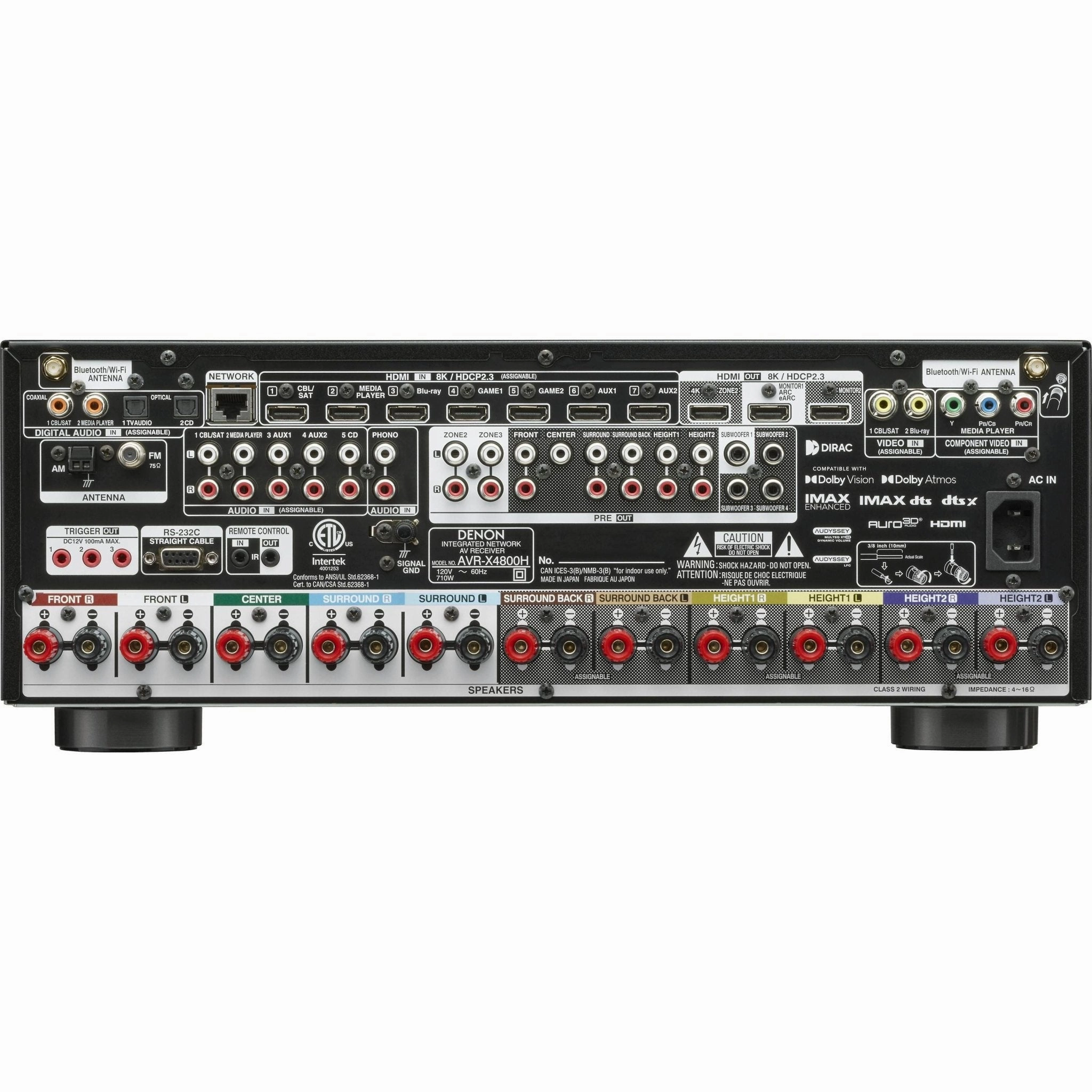 Denon AVR-X4800H AV Receiver