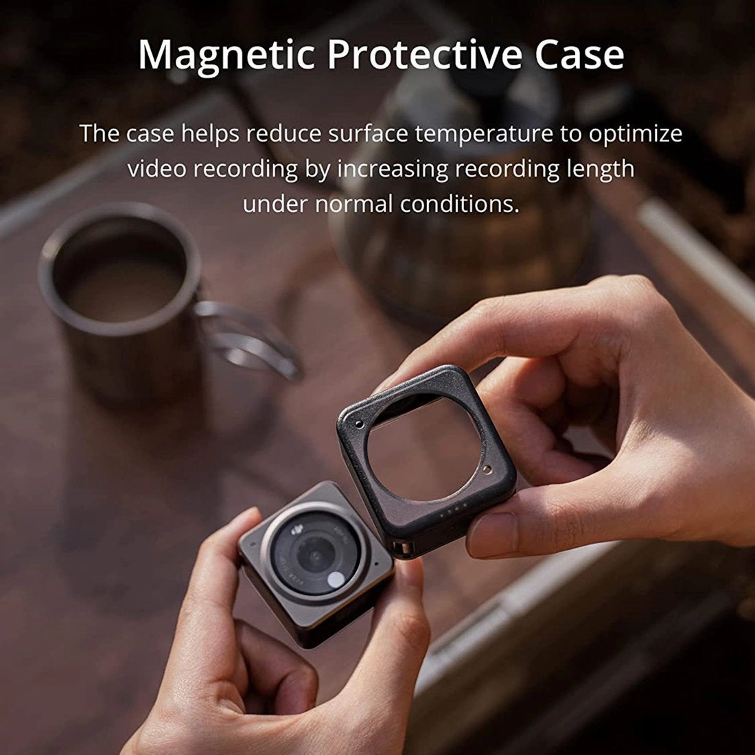 DJI Action 2 Magnetic Protective Case, Black (CP.OS.00000210.01)