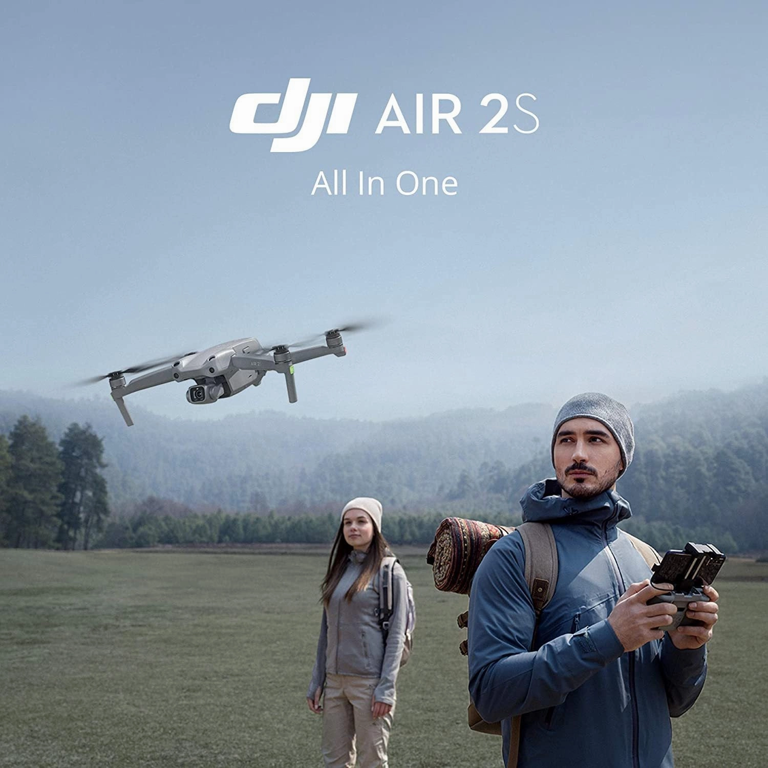 DJI Air 2S Drone Quadcopter 5.4K Video Fly More Combo CP.MA.00000346.01 -Refurbished