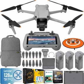 DJI Air 3 Drone Quadcopter Fly More Combo 4K HDR with RC 2 Remote   Accessory Bundle dji mini 3