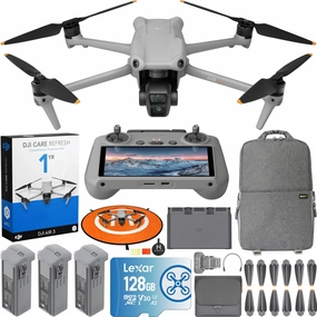 DJI Air 3 Drone Quadcopter Fly More Combo with RC 2 Remote   DJI Care Refresh Bundle dji mini 3