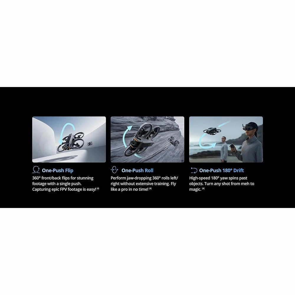DJI Avata 2 Fly More Combo FPV Drone w/ Camera (Open Box)   1 Year Warranty
