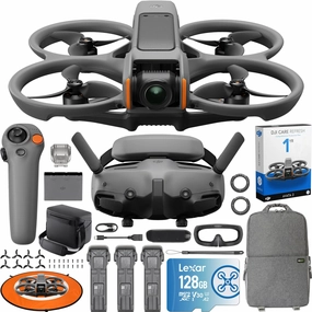 DJI Avata 2 FPV Drone 4K Fly More Combo (3 Batteries)   DJI Care Refresh Bundle dji mini 3