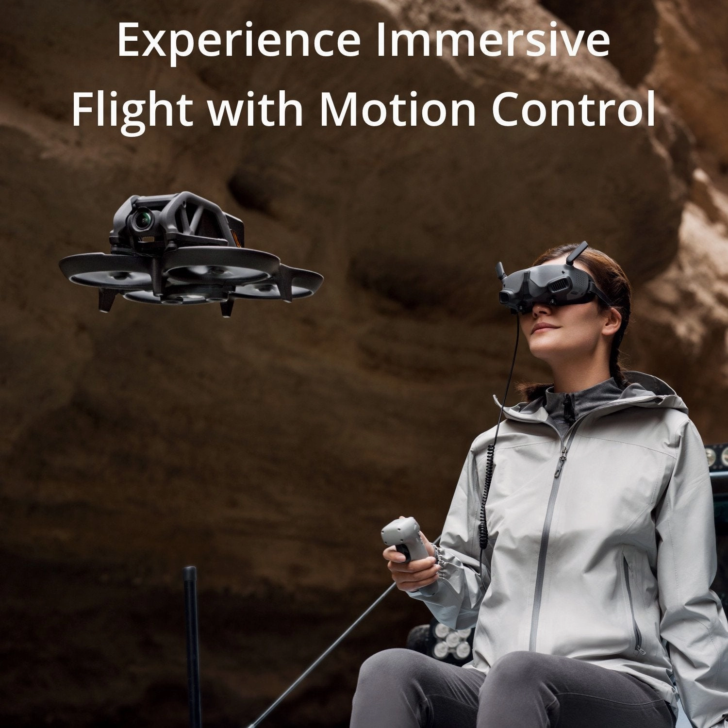 DJI Avata Drone Pro-View Combo with RC Motion 2   Goggles 2   Accessory Kit Bundle