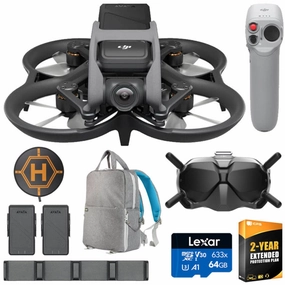 DJI Avata Fly Smart Combo with FPV Goggles V2 and Motion Controller with FMK Bundle dji mini 3