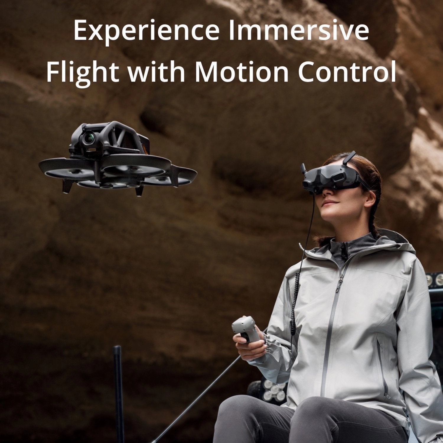 DJI Avata Fly Smart Combo with FPV Goggles V2 and Motion Controller with FMK Bundle