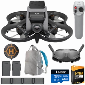DJI Avata Pro-View Combo with Goggles 2 and Motion Controller with FMK Bundle dji mini 3