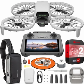 DJI Flip Drone Quadcopter 4K UHD Video Kit with RC 2 Screen Remote  Accessory Bundle dji mini 3