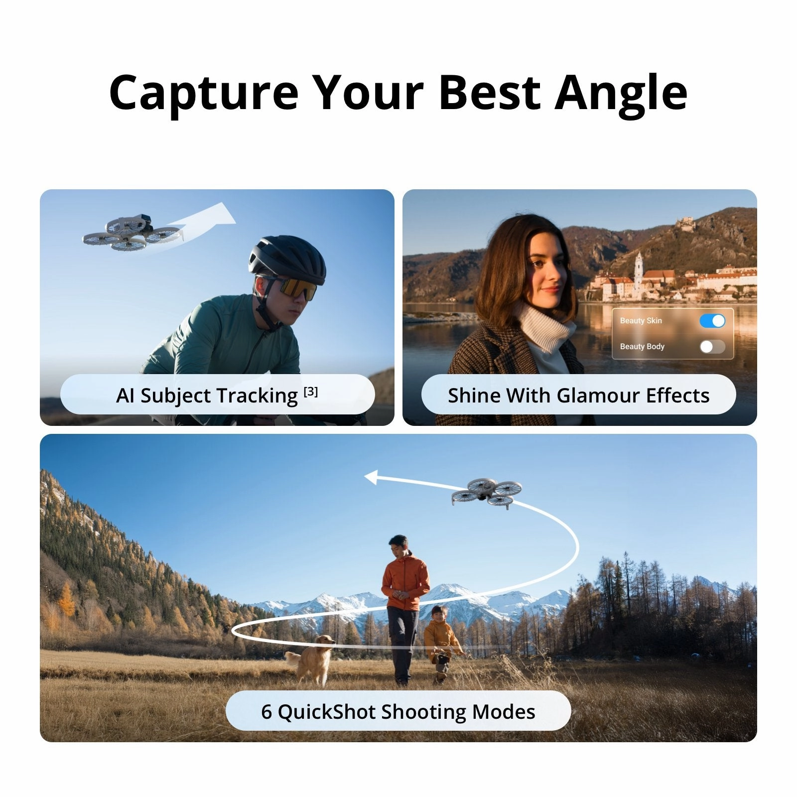 DJI Flip Drone Quadcopter 4K UHD Video Kit with RC-N3 Remote   Accessory Bundle