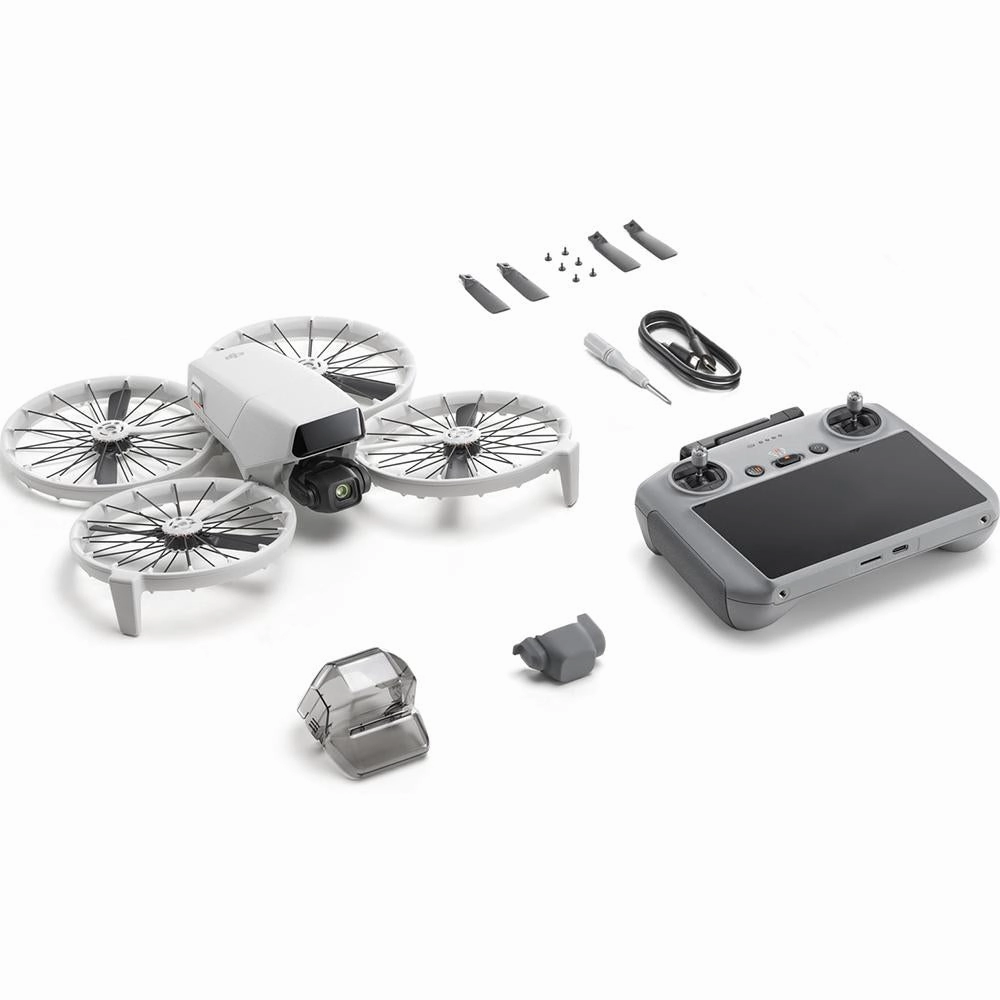 DJI Flip with RC 2 Screen Remote Controller, Follow Me Drone with 4K UHD Camera