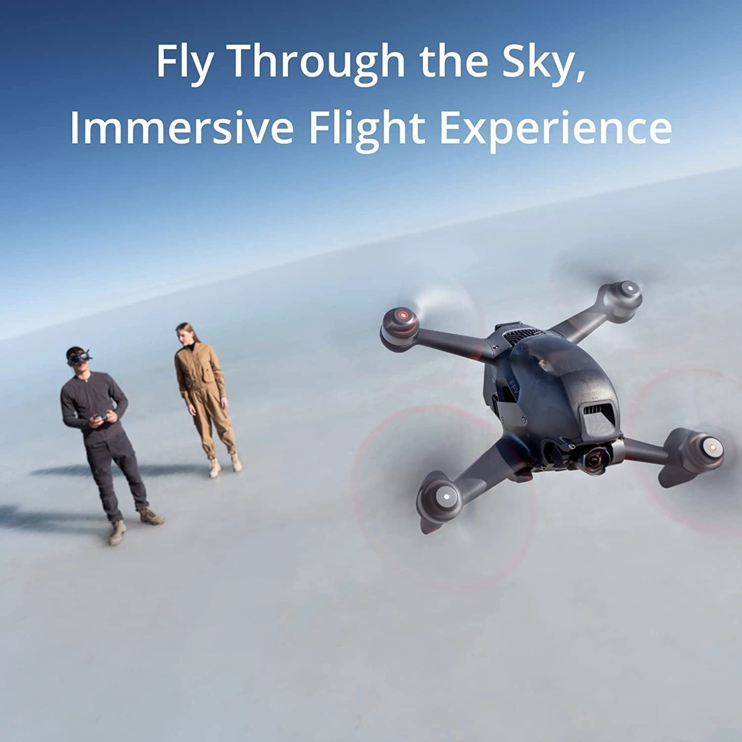 DJI FPV Combo Drone 4K Quadcopter with Goggles & Remote   2 Battery On The Go Bundle